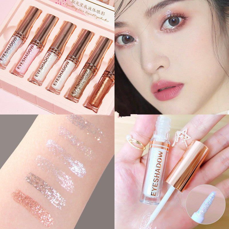 Pearl Glitter Set Lazy Sequin Liquid Eyeshadow