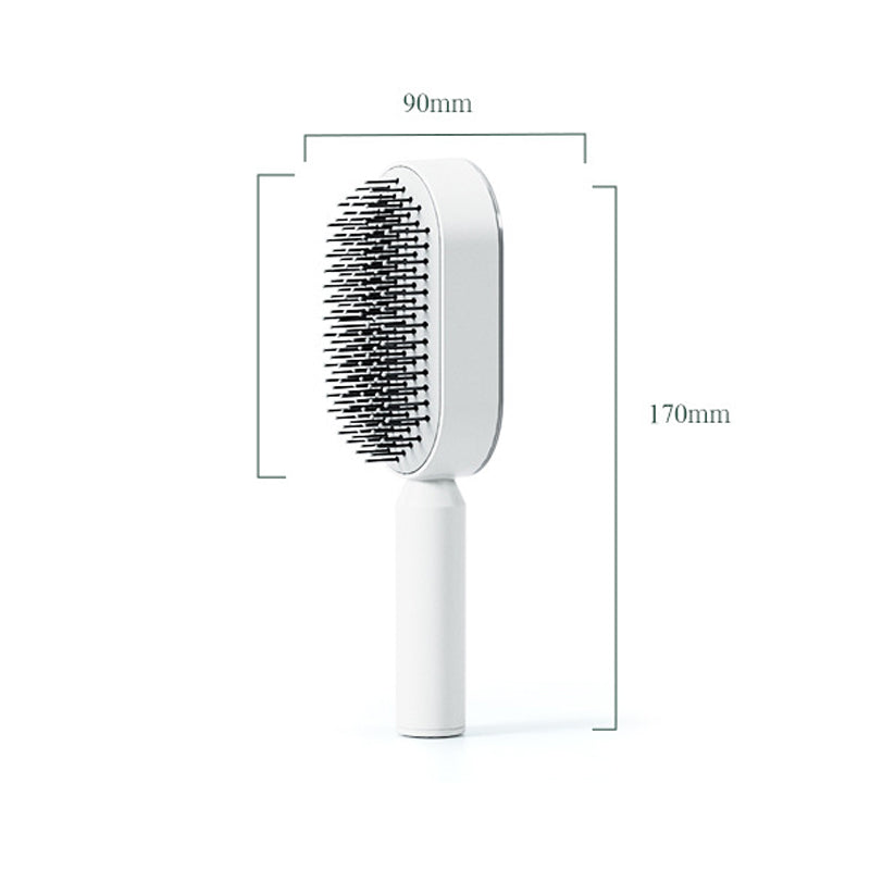 Self Cleaning Hair Brush For Women Massage Scalp Promote Blood Circulation Anti Hair Loss 3D Hair Growth Comb Hairbrush Self-Cleaning Hair Brush   3D Air Cushion Massager Brush   Airbag Massage Comb B