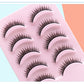 Natural Short Cross False Eyelashes Handmade Fake Eye Lashes Makeup USA