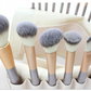 Persian Make-up Brush Suit Rice White Make Up Brush, Champagne Color Brush Handle Make-up Brush Without