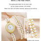 Freshwater Pearl Watch Affordable Luxury Fashion Jewelry Full Diamond Ladies