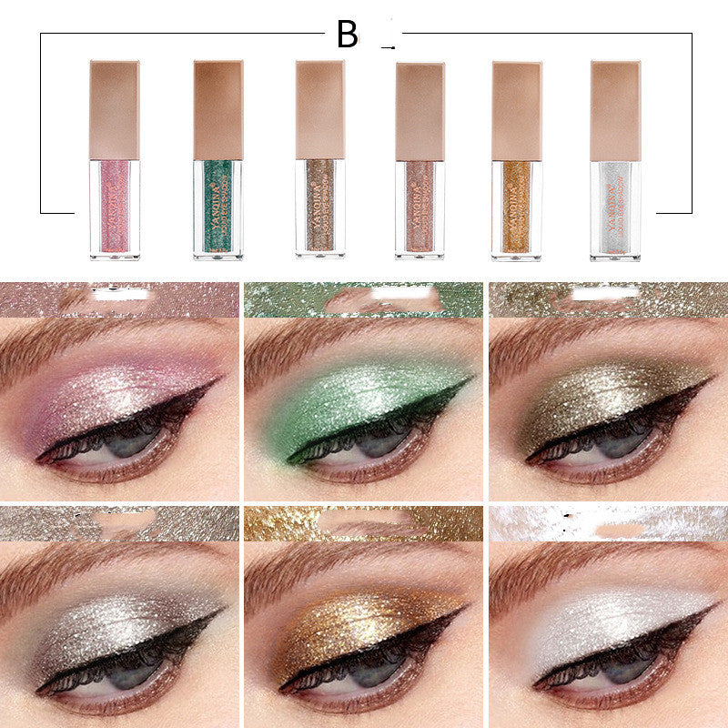 Matte Pearlescent Eyeshadow Sequined Diamond Eyeshadow Set