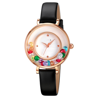 Elegant Gemstone Ball Exquisite Women's Watch