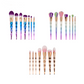 7 makeup brushes, makeup tools, diamond makeup brush foundation brush