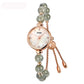 Fashionable All-match Elegant Women's Quartz Watch Pearl Natural Stone Strap Bracelet Watch