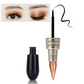 Double head six color eyeshadow black eyeliner