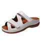 European And American Plus Size Slippers Summer New Velcro Wedge