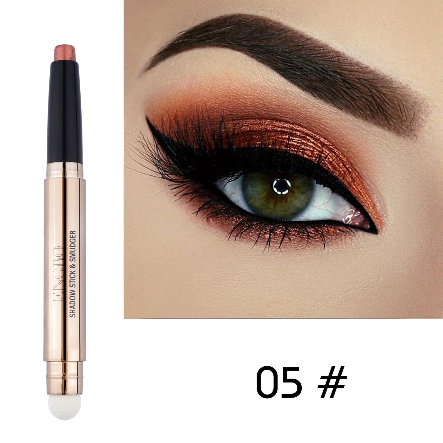 Double-ended Monochrome Non-smudge Eyeshadow Pencil