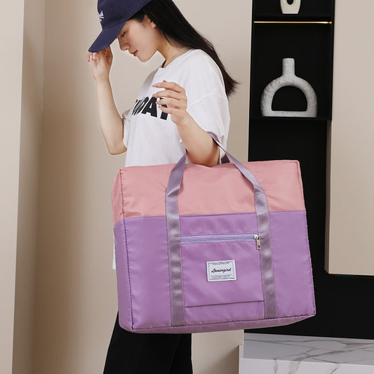 Women's Large-capacity Portable Canvas Bag Waterproof