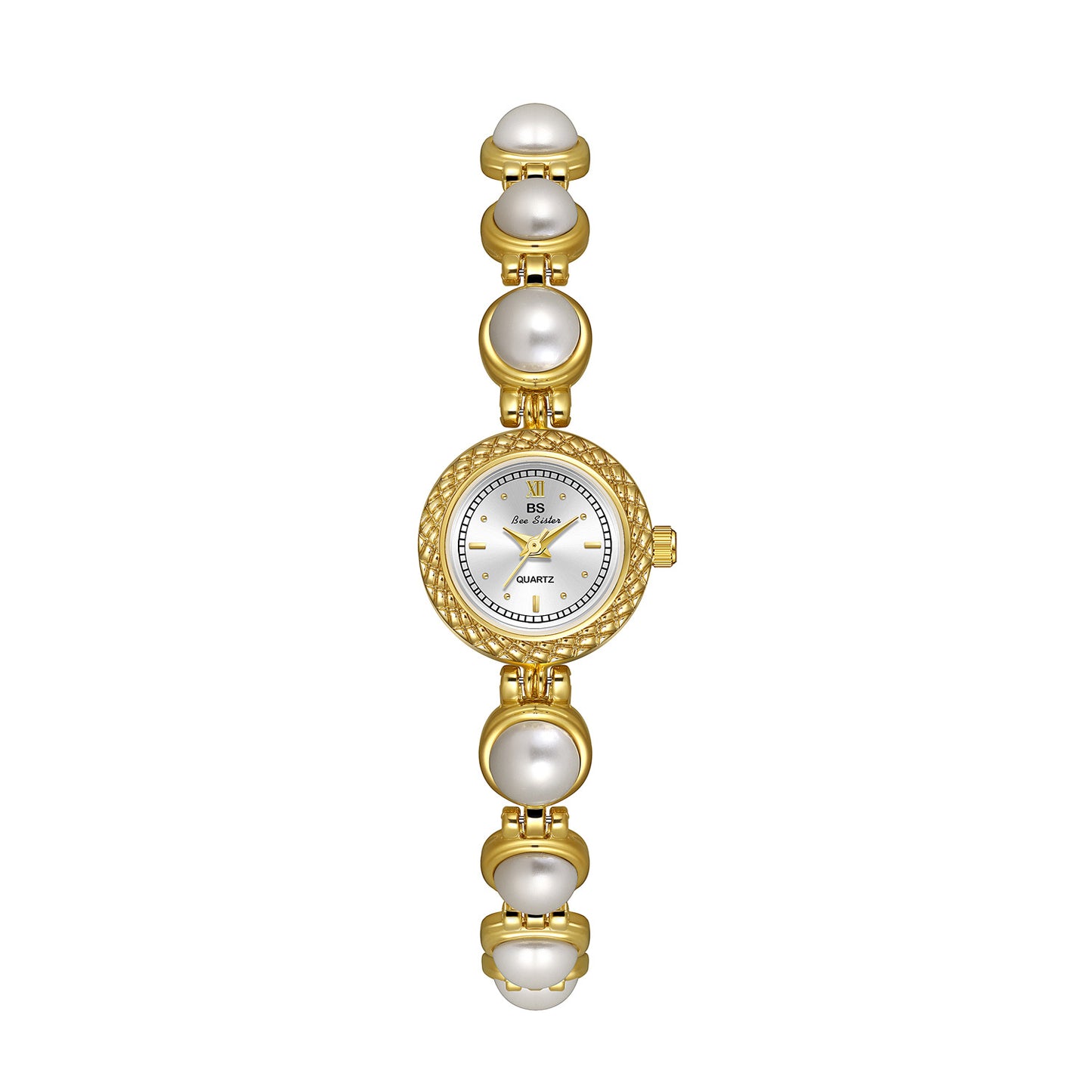 BS New Light Luxury Pearl Bracelet Women's Watch