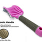 Hair Scalp Massage Brush Anti Static Curved Vented Styling Detangling Brushes Hair Scalp Massage Comb Hairbrush Bristle Nylon Women Wet Curly Detangle Hair Brush For Salon Hairdressing Styling Tools