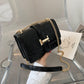 All-matching Ins Fashion Women's Bag Textured Shoulder Small Square Bag