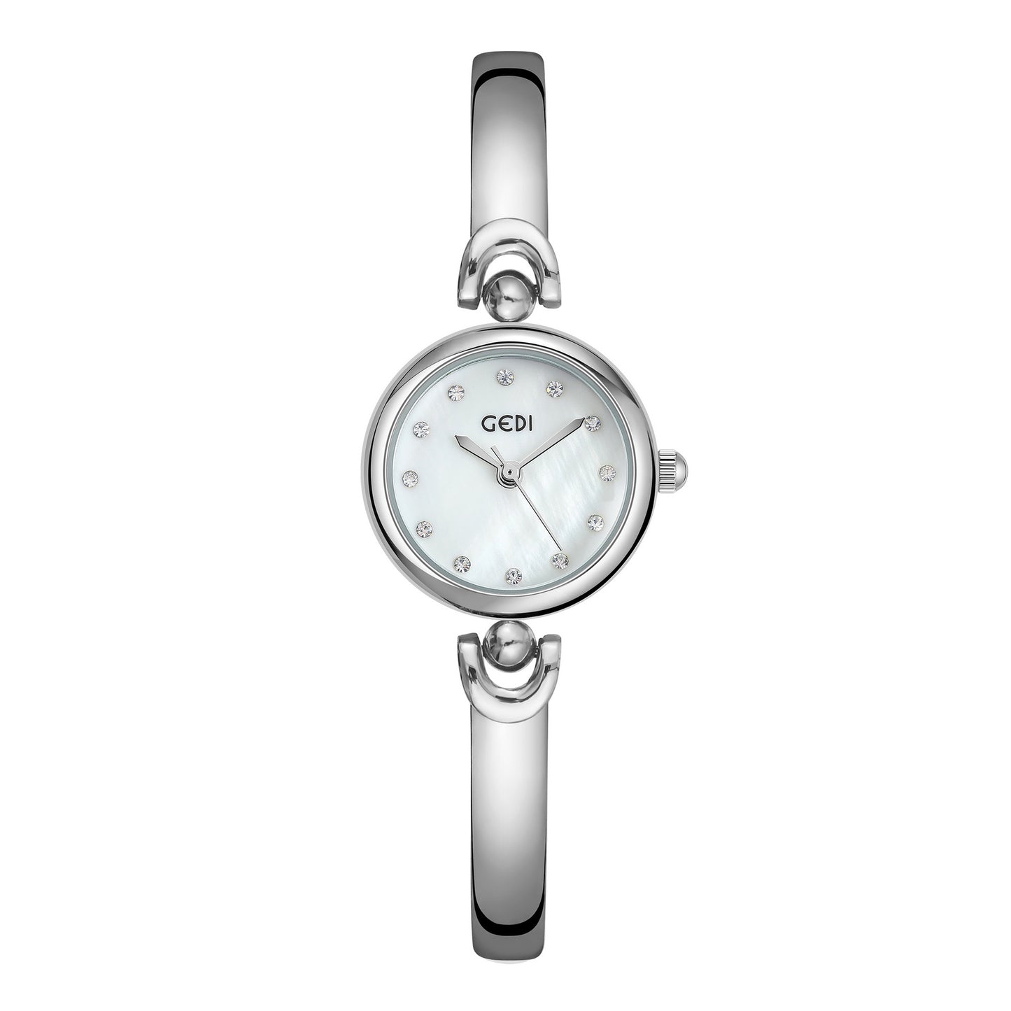 Simple Design Small Exquisite Round Dial Bangle Watch Quartz Watch