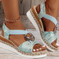 Women's Wedge Peep Toe Casual Sandals