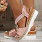 Women's Wedge Peep Toe Casual Sandals