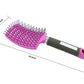 Hair Scalp Massage Brush Anti Static Curved Vented Styling Detangling Brushes Hair Scalp Massage Comb Hairbrush Bristle Nylon Women Wet Curly Detangle Hair Brush For Salon Hairdressing Styling Tools