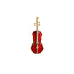 Light Luxury Cold Style Violin Brooch Pin