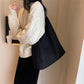 Retro Soft Suede Large Capacity Shoulder Bag